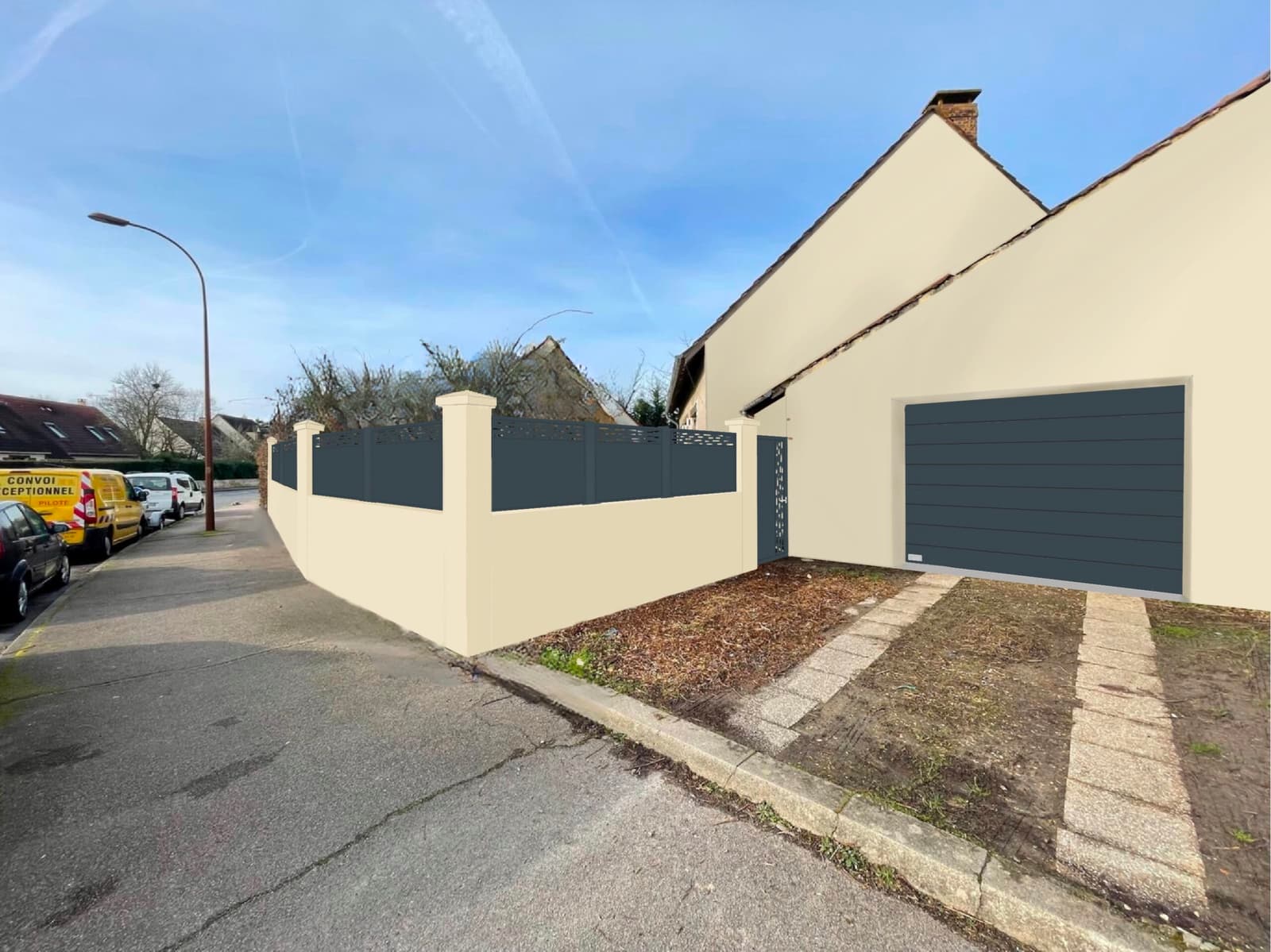 Clôture après